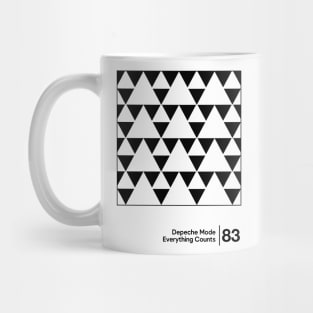 Everything Counts - Minimal Style Graphic Artwork Mug